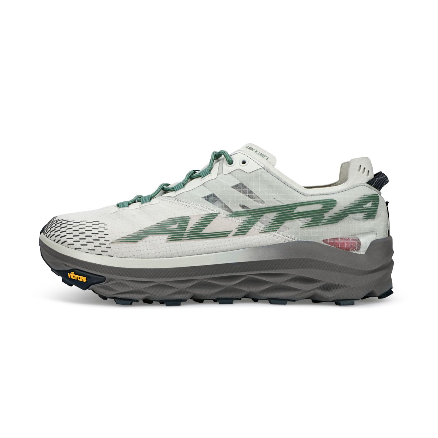 Zapatillas De Trail Running Altra Mont Blanc Hombre Gris Verde | Costa Rica-47985369